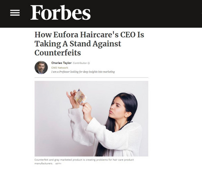 "Eufora Haircare's CEO Is Taking A Stand Against Counterfeits"